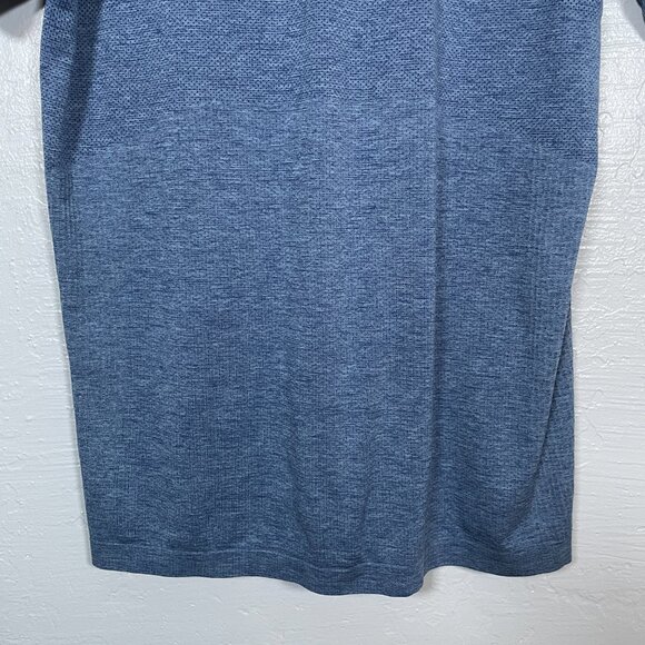 Lululemon Men XL Blue Metal Vent Tech Polo Shirt Short Sleeve Lightweight - Picture 6 of 9